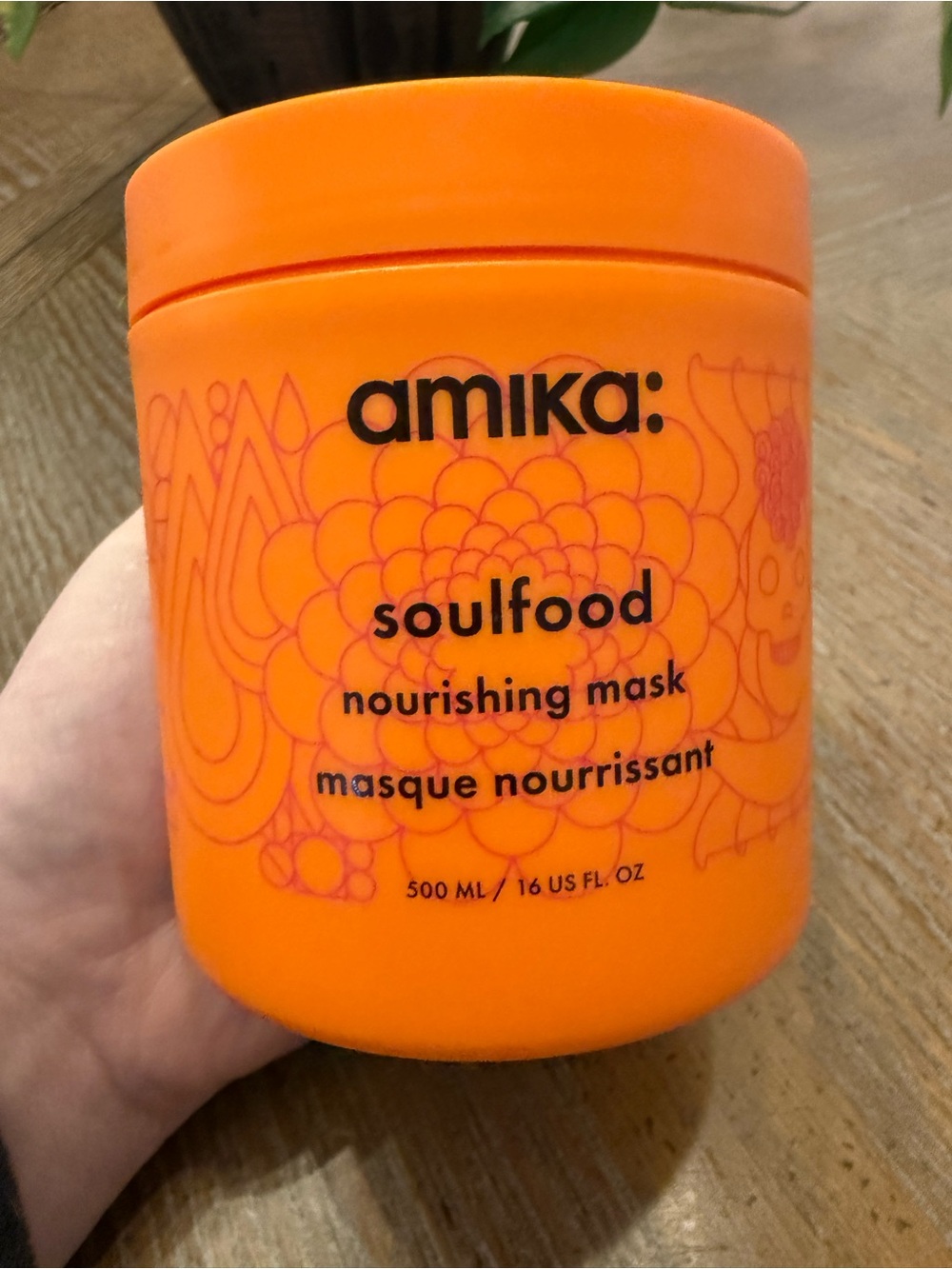 Amika Soulfood Nourishing Hair Mask 500mL BIG Container!! Moisturizing Treatment